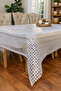Straw Pvc Non-Perforated Transparent Coating Oilcloth Tablecloth Silver Easy to Wipe Waterproof - 3