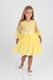 Kids Girls Buckled and Tulle Lace Trendy Evening Dress Ak2209 - 3