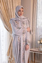 Floral One-Piece Prayer Dress Dowry Viscose Practical Prayer Dress - 3