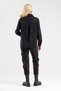 Women's Black Zippered Pocket Shirt Top – Long Sleeve Sporty Stylish Design - 6