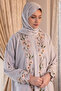 Floral One-Piece Prayer Dress Dowry Viscose Practical Prayer Dress - 4