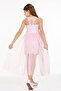Girl's Pearl Stone Tulle Trend Evening Dress Ak2229 - 5