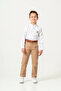 boy / long sleeve crew neck / shirt trousers / men's suit with belt