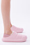 Women's Pink Comfortable Sheepskin Slippers - 2
