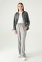 Gray Front Grass Detail Tracksuit 8302A