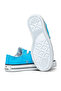 Children's Unisex Denim Blue Comfortable Lace-Up Sneakers - 4