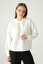 Εκρού Ριγέ Λεπτομερές Σουέτ 8308Α - 2