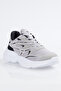 Unisex Gray Thick Phylon Sole Patterned Lace-Up Sneakers