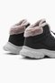 Children's Unisex Black Faylon Insole Fur Rubber Lace up Boots - 5