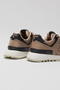 Unisex Beige Non-Slip EVA Sole Lace-Up Sneakers - 3