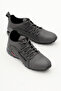 Unisex Smoke Comfortable Fit Thermo Sole Lace-Up Sneakers - 3