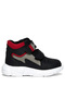 Children's Unisex Black Red Comfortable Fit Velcro Shoes