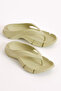 Women's Green Thick Soled Flip Flop Eva Slippers