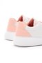 Women's White Powder Comfortable Fit High Poly Sole Lace-Up Sports Shoes - 5