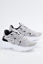 Unisex Gray Thick Phylon Sole Patterned Lace-Up Sneakers - 4