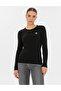 Black Slim Fit Crew Neck Basic Sweater 50317072-Vr046