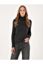 Anthracite Slim Fit Turtleneck Basic Sweater 50310886-Vr006 - 3