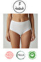 5-Pack Women's 100% Cotton High-Waist Briefs Made in Turkey
