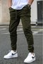 Men's Linen Side-Pocketed Cotton Quality Cargo Pants New Season - 2
