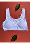 Thick Strap 3-Piece Padded Gray, White and Black Color Half Tank Top (M=70-75, L=80-85, Xl=90-95) 63V13 - 2