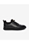 Men's Black Genuine Leather Shoes 5K1Sa00281