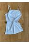 6 Pieces Two Skin, Two White and Two Black Cotton Stylish Cut Model Rope Strap Undershirt - 3