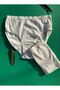 Cotton 4-Piece Ecru, White, Black and Tan Color Ribbed Triangle Women's Panties 50G20 - 3