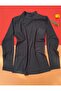 Turtleneck 1 Piece Black Color Long Sleeve Cotton T-shirt-Athlete
