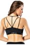 Black Color Diving Fabric with Removable Pads Thin String Model Women's Sports Athlete-Bustier 64V40 - 2