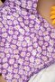 Girl's Summer Interlock Corded Fabric Daisy Printed Shorts Top and Bottom Children's Set 3-6 YEARS R771 - 5