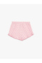 Comfortable Fit High Waist Heart Pattern Shorts Pajama Bottoms - 3