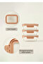 Terra 3-Piece Glass Storage Container Set Beige (370 Cc) - 2
