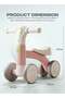 Pebble Baby Balance Bike for Kids, Ride on Toy Toddler Balance Bike with Music & Light - 2