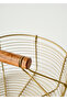 Flora Decorative Basket Gold (29X20X20 cm) - 2