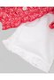 Girl's Belted Shorts and Floral Ribbed T-Shirt Summer 2-3-4-5-6 Years Old Stylish 2-Piece Bottom and Top Set - 2