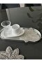 Set of 6 Stylish Coffee Side Presentation Guipure Tulle Napkins - 4