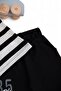 Boys' Casual Striped Polo T-Shirt and Shorts Set - 6