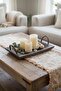 Beris - large rectangular handled tray - 5