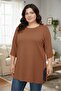 Plus Size Combed Tunic
