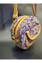 Elizi by Sevim Ethnic Inspired Round Bohemian Shoulder and Crossbody Bag