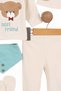 Organic Baby Boy Seasonal 5 Pieces Hospital Release Body Set 0-3 Months Baby Set - 7