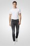 Men Slim Fit Bronny Washed Stretchable Denim Jeans, Grey - 2