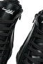 Women's Black Skin Comfortable Fit Lace Up Boots - 5