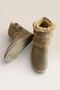 Women's Suede Boots with Fur Inside High Thin Sole Winter Boots - 5