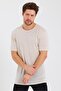 Men's Tencel Fabric Oversize T-Shirt Stone