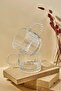 كوب زجاجي من Ringo Line مكون من قطعتين سعة 325 مل ومقبض مطرز - 4