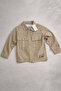 Mackays 100% Cotton Beige Canvas Jacket & Black Side Pocket Pants Sweatshirt Boys' Set - 7