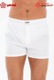 43 Men's Comfortable Loose Buttoned 100% Cotton Solid Color Towel Waist Single Classic Boxer - 2