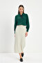 Slit Straight Cut Long Stone Skirt 0164 - 3