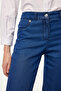 Denim Wide Leg Navy Blue Trousers 0136 - 3